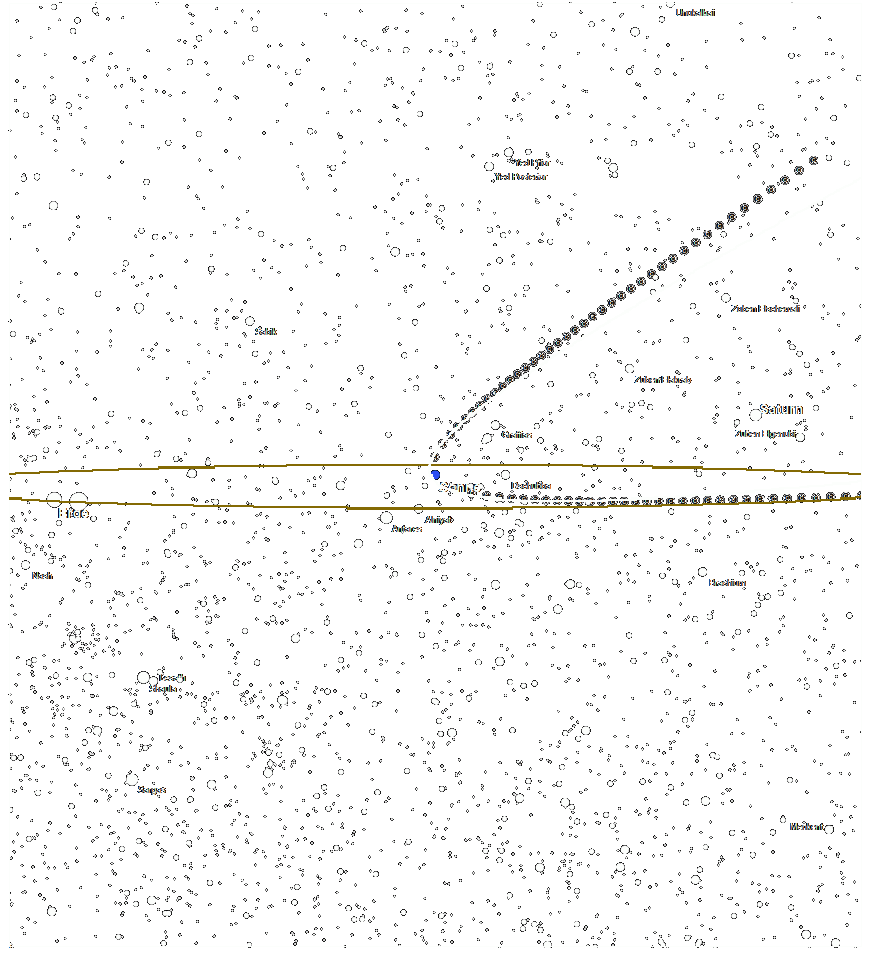 Bahnen der Kometen Kirch und ISON durch das innere Sonnensystem